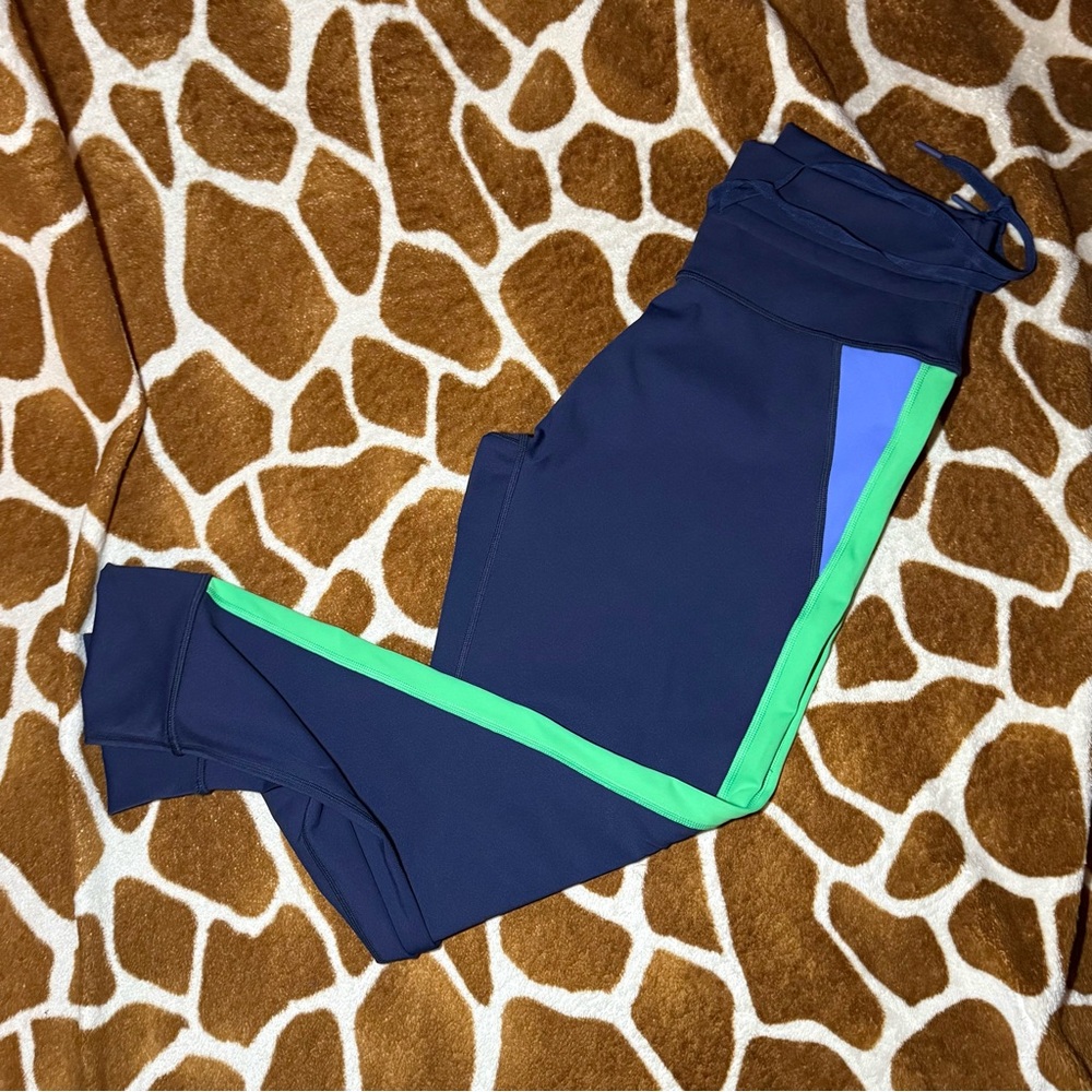 OFFLINE by Aerie Goals Colorblock 7/8 High-Rise Leggings XL